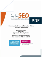 Recursos Intro al Marketing Online Por Eduardo Croissier Hello SEO - Comparte Marketing Enero 2011