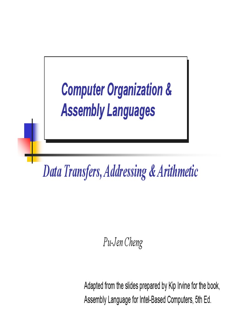 Computer Organization & Computer Organization & Assembly Languages ...