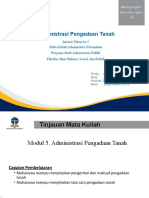 Materi Inisiasi 5 Administrasi Pengadaan Tanah