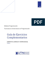 Guía de Ejercicios Complementarios 2 - 2020 (Repetitivas, Array y Subprogramas)