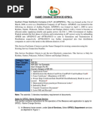 MEESEVA User Manual for KIOSKS -Name Change Service _SPDCL_ Ver 1