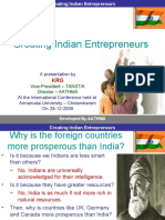 Creating Indian Entrepreneurs: A Presentation by