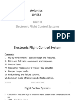 Avionics: Unit III Electronic Flight Control Systems