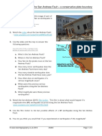 The San Andreas Fault A Conservative Plate Boundary