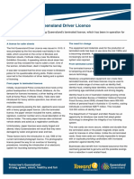 Evolution of the Queensland Driver Licence