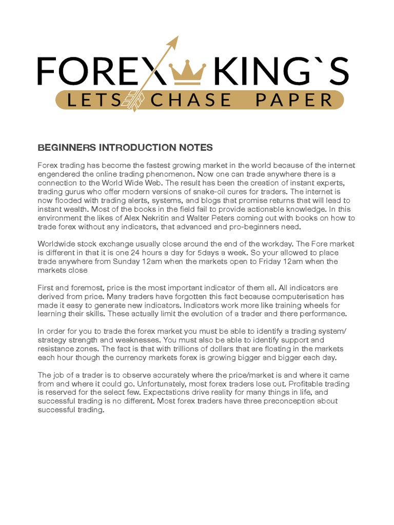 Beginner's Guide to Forex Trading Basics | PDF | Foreign Exchange ...