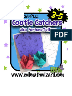 Free Sample!: Cootie Catchers