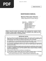 Serial No. 269443: Maintenance Manual Machine Relocation Detector