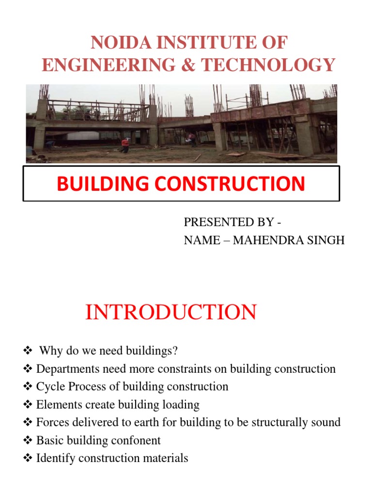 Building Construction PDF | PDF | Beam (Structure) | Wall