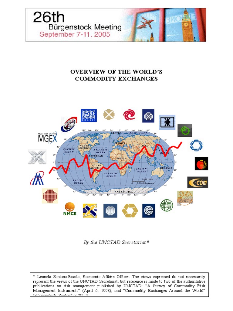 An Overview of Commodity Exchanges Around the World Functions, Benefits and Global Trends PDF