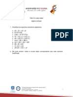 Taller - Algebra de Boole PDF