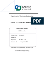 Department of Electronic Engineering: Final Year Project Report