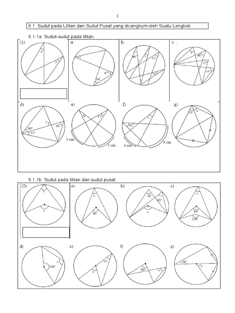 6 Sudut Dan Tangen Bagi Bulatan Pdf
