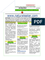 Natural Eating Natural Eating Natural Eating: J A N U A R y 2 0 0 1 V o L 4 - 0 1