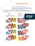 Bar Code Colour Guide