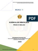 Prodi Biologi - Kurikulum MBKM Tahun 2020