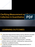 Clarifying Measurement and Data Collection in Quantitative Research