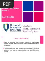 ChE 210 Lecture 5 Material Balance With Chemical Reaction and Problems ...