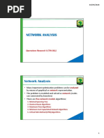 03 - OR2 - Network Analysis (Shortest Route Problem, Minimum Cost Flow Problem (Introduction of Network Simplex) ) PDF