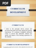 Curriculum Development March 3