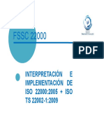 FSSC 22000: Interpretación E Implementación de ISO 22000:2005 + ISO TS 22002-1:2009