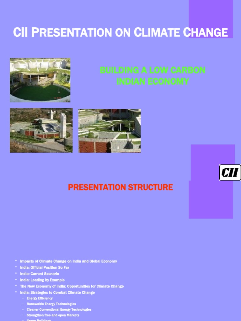 India’s Low Carbon Economy Strategies | PDF | Climate Change ...