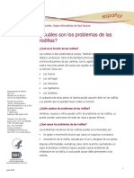 Problemas de Rodillas SP FF PDF