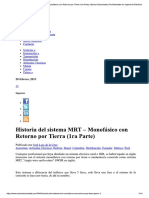 Historia del sistema MRT – Monofásico c... Profesionales en Ingeniería Eléctrica