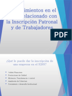 Procedimiento en El IGSS Relacionado Con La Inscripción