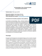 Convocatoria Docente Facultad 2019b Psicologia