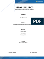 Analisis Del Problema Etico en El Ambito Organizacional