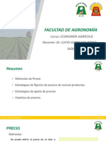 Concepto de Precio y Fijación de Precios, Semana 5