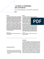 Empaques, Envases y Embalajes: Una Propuesta Normativa: Pack, Containers and Packings A Normative Proposal