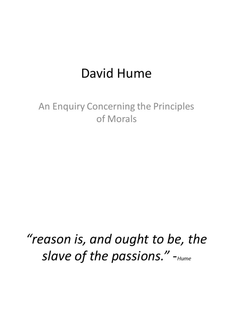 David Hume Ethics Pdf David Hume Reason