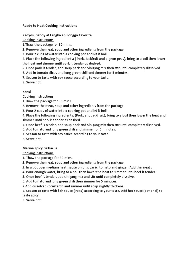 Easy Ilonggo Dish Cooking Guide | PDF | Food And Drink | Foods