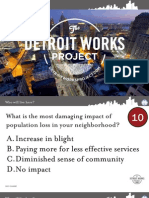 Detroit Works Project - Why Change - Results 01/27/2011