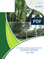 Programa Nacional de Recuperación de Bienes y Servicios de Ecosistemas Degradados 