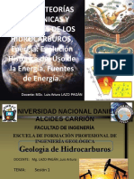 1)CLASE 1 ORIGEN Y TEORIAS INORGANICAS Y ORGANICAS DE LOS HIDROCARBUROS (1)