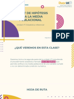 Clase 04 - Test de Hipótesis para La Media Poblacional PDF