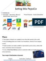 PepsiCo's Marketing Mix for Beverages and Snacks