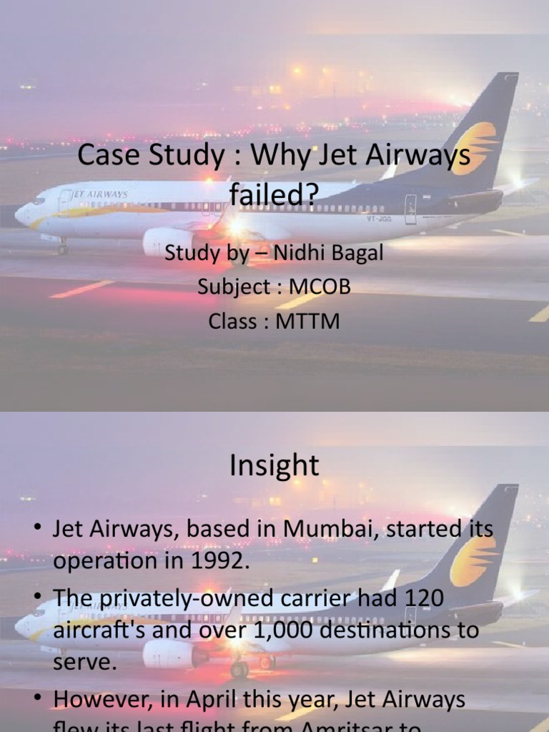 jet airways case study ppt