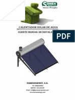 Calentador de Agua Solar Somex