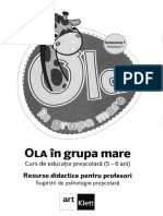 Ola in Grupa Mare Sem.1 Vol.1. Resurse Didactice Pentru Profesori