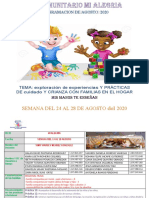 Planeacion Pedagogica Cuarta Semana Agosto