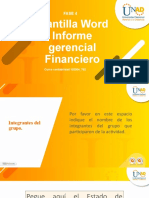 Plantilla Presentación Informe Gerencial Financiero Ante La Junta Directiva