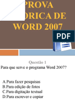 Prova Teorica de Word 2007