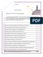 O Principezinho - Questionário V-F de Leitura Global (Blog9 10-11)