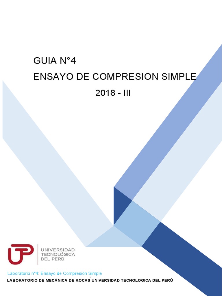 Ensayo de Compresión Simple en Rocas | PDF | Laboratorios | El módulo ...