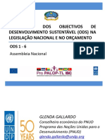 Undp - Ao - Seminar - ODS Presentation - Paramento de Angola. Portugues - FINAL. Junho 24. 2016