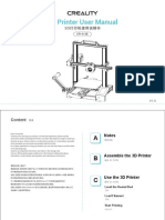 Creality CR-6 SE User Manual English - Chinese PDF